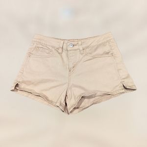 Levi's Super Low Stretch Tan Shorts
